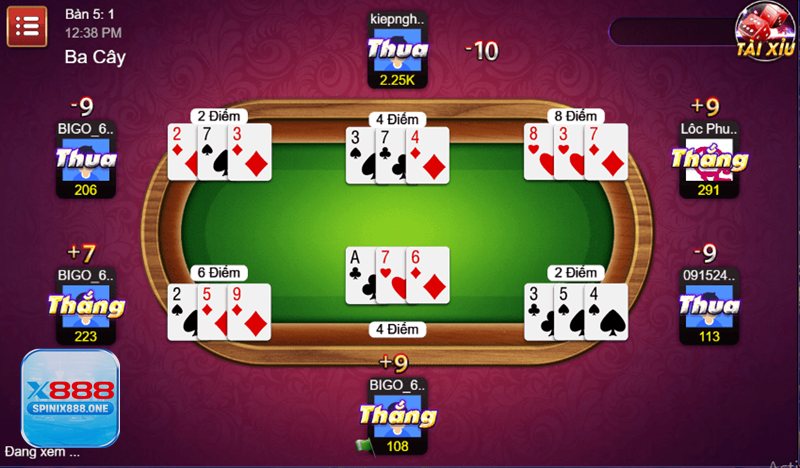 Xóc Đĩa X888 - Bàn xóc mô phỏng truyền thống, thao tác hiện đại